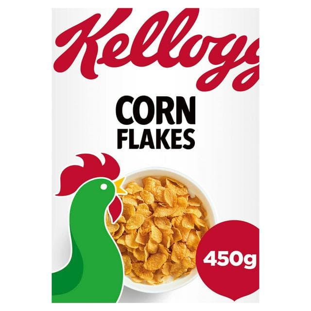 Kellogg's Corn Flakes Breakfast Cereal 450g - gallery image 1