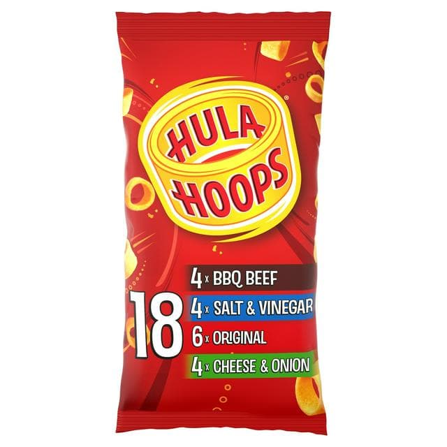 Hula Hoops Variety Multipack Crisps x18 - gallery image 1