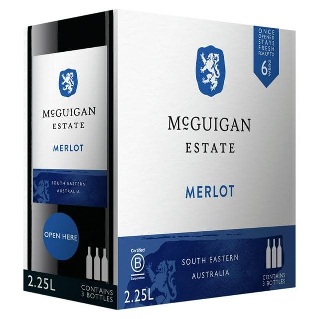 McGuigan Estate Merlot Australian Red Boxed Wine 225cl - gallery image 1