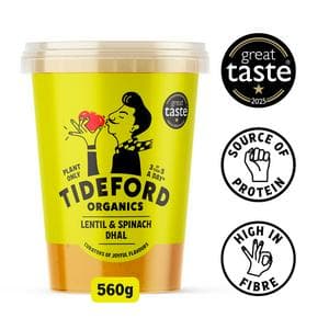 Tideford Organics Indian Lentil & Spinach Dhal 560g