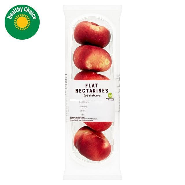 Sainsbury's 4 x Flat Nectarines - gallery image 1