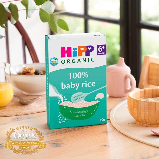 HiPP Organic 100% Baby Rice 6+ Months 160g - gallery image 2