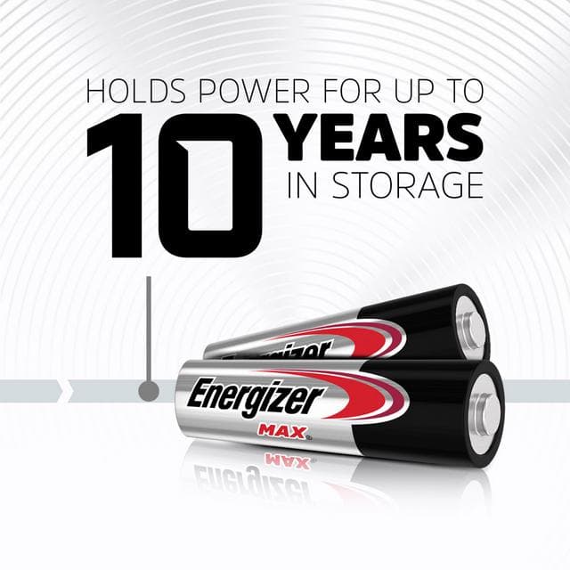 Energizer Pack of 4 Max AA Alkaline Batteries - gallery image 4