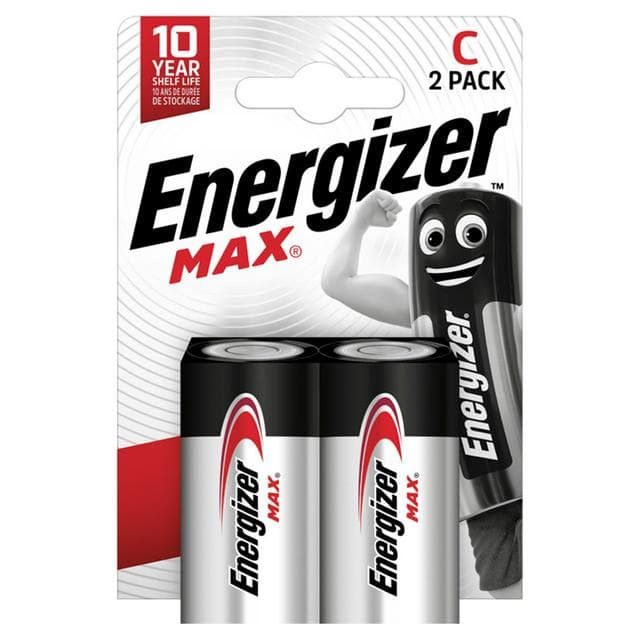 Energizer Max C Alkaline Batteries x2 - gallery image 1