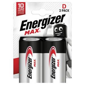 Energizer Max Pack of 2 D Batteries