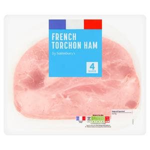 Sainsbury's French Torchon Ham x4 Slices 200g