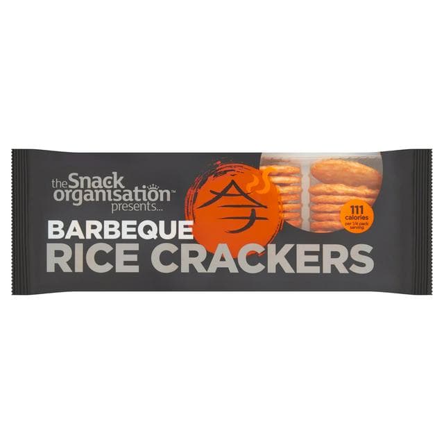 The Snack Organisation Barbeque Rice Crackers 100g - gallery image 1