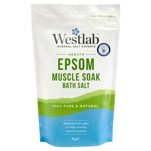 Westlab Pure Mineral Epsom Bath Salt 1kg