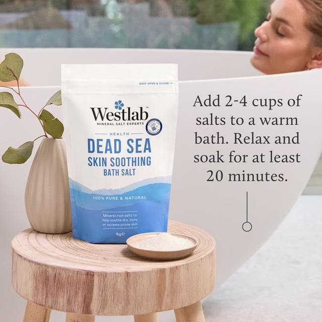 Westlab Pure Mineral Dead Sea Bath Salt 1kg - gallery image 4