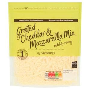 Sainsbury's Grated Cheddar & Mozzarella Mix 250g