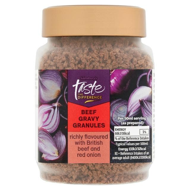 Sainsbury's Beef Gravy Granules, Taste the Difference 200g - gallery image 1