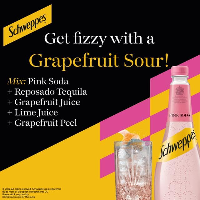 Schweppes Pink Soda 1L - gallery image 2