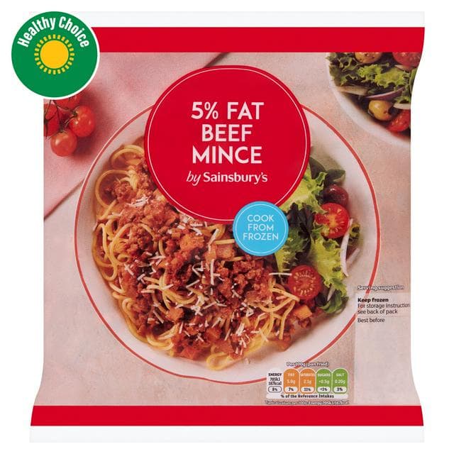 Sainsbury's 5% Fat Beef Mince 500g - gallery image 1