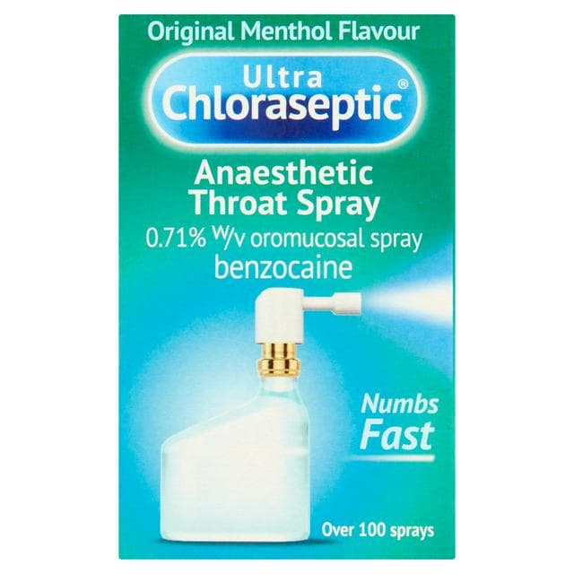 Ultra Chloraseptic Anaesthetic Throat Spray Original Menthol Flavour 15ml - gallery image 1