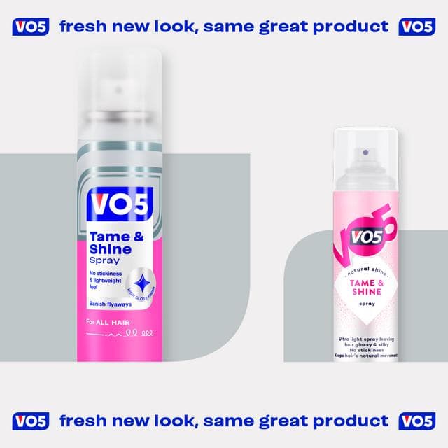 VO5 Tame & Shine Hair Spray 100ml - gallery image 5