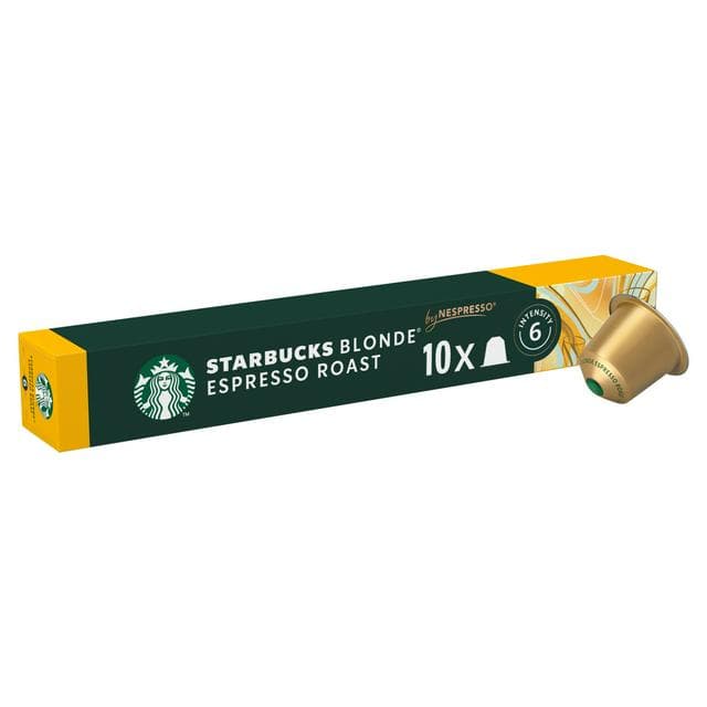 Starbucks by Nespresso Blonde Espresso Roast Coffee Pods x10 - gallery image 1