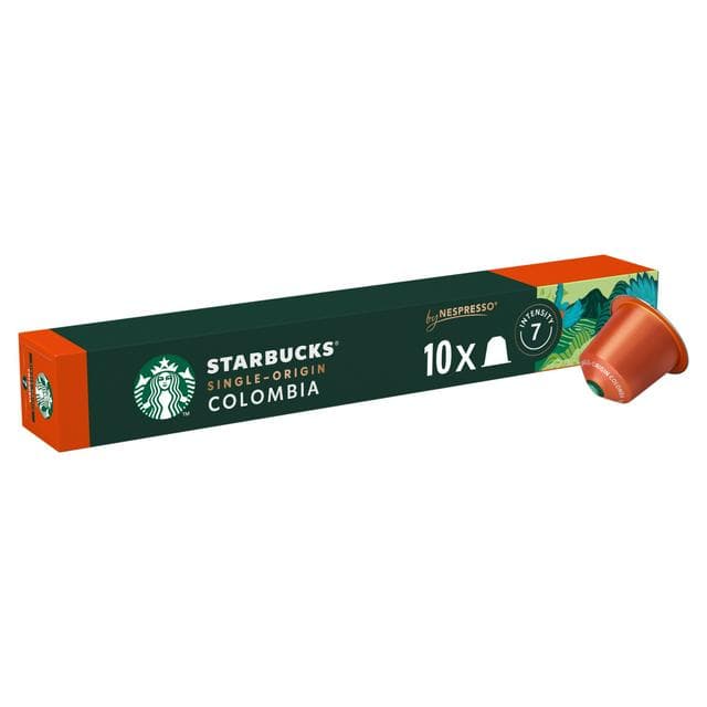 Starbucks by Nespresso Single Origin Colombia Espresso Coffee Pods x10 - gallery image 1