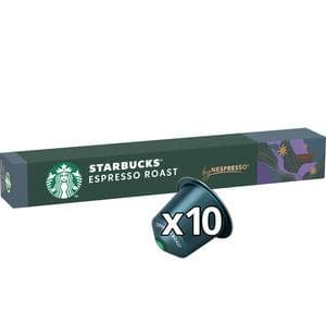 Starbucks by Nespresso Espresso Roast Coffee Pods x10