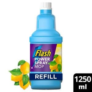 Flash Power Spray Mop Floor Cleaner Multi Surface Cleaning Liquid Citrus Fresh 1.25L