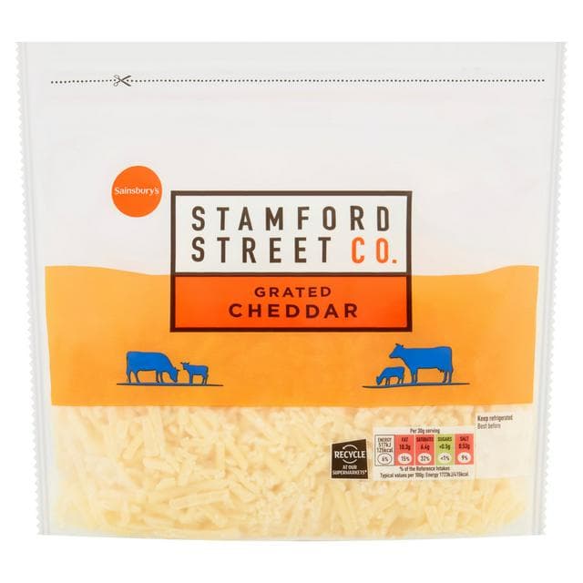 Stamford Street Co. Grated Cheddar 500g - gallery image 1