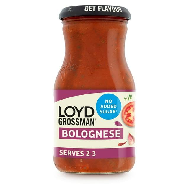 Loyd Grossman No Added Sugar Bolognese Pasta Sauce 350g - gallery image 1