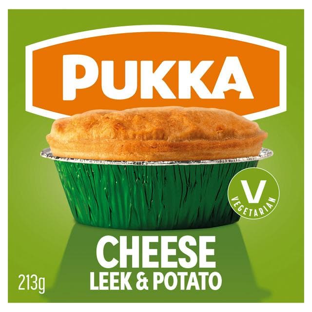 Pukka Pies Veggie Leek & Potato Pie 213g - gallery image 1