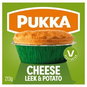 Pukka Pies Veggie Leek & Potato Pie 213g
