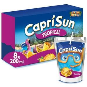 Capri Sun 8 x 200ml Tropical Kids Juice Drink