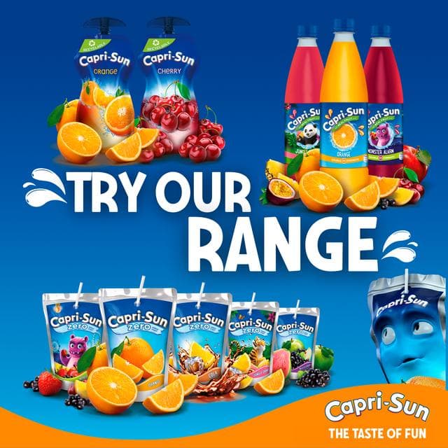 Capri Sun 8 x 200ml Orange Kids Juice Drink - gallery image 3