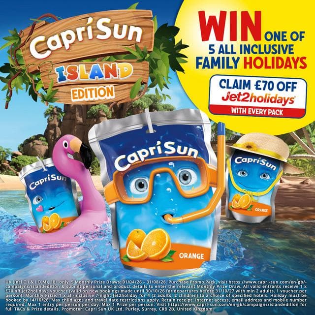 Capri Sun 8 x 200ml Zero Apple and Blackcurrant Kids Juice Drink - gallery image 4