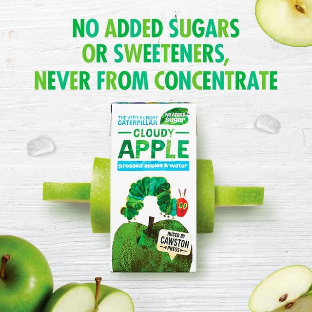 The Very Hungry Caterpillar Cloudy Apple Pressed Apple 3 x 200ml - gallery image 2