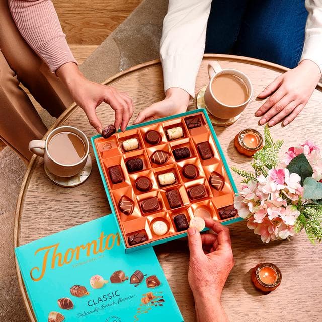 Thorntons Classic Collection Milk, Dark & White Chocolate Gift Box 262g - gallery image 4