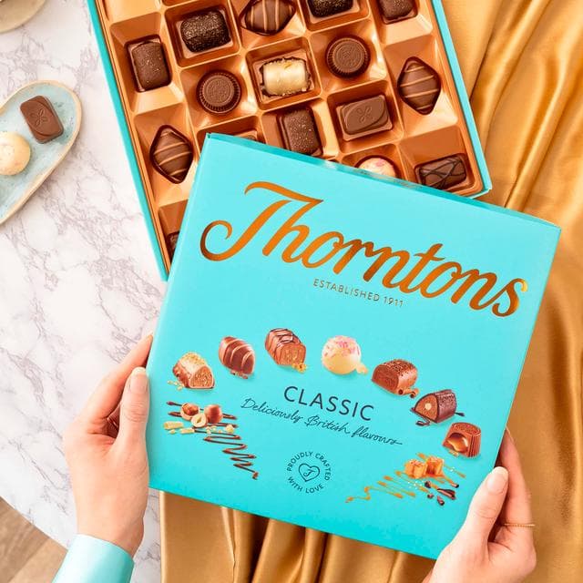 Thorntons Classic Collection Milk, Dark & White Chocolate Gift Box 262g - gallery image 5