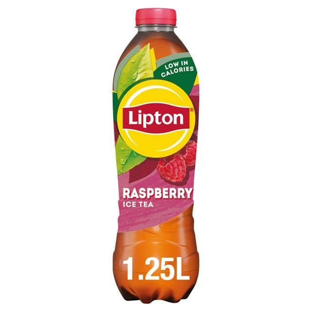 Lipton Ice Tea Raspberry Flavoured Still Soft Drink 1.25L - gallery image 1