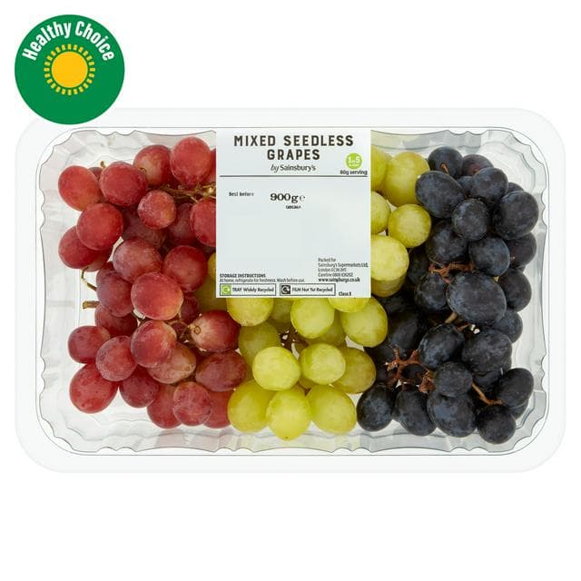 Sainsbury's Mixed Grapes 900g - gallery image 1