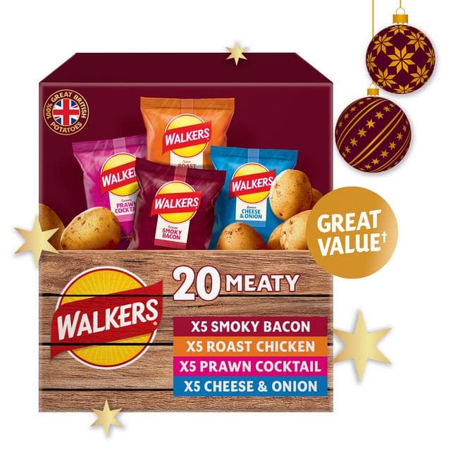 Walkers Meaty Variety Multipack Crisps 20x25g - gallery image 4