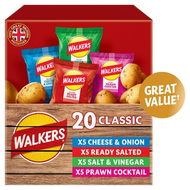 Walkers Classic Variety Multipack Crisps 20x25g - gallery image 1