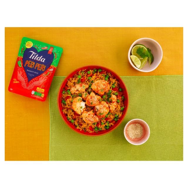 Tilda Microwave Rice Peri Peri Basmati 250g - gallery image 4