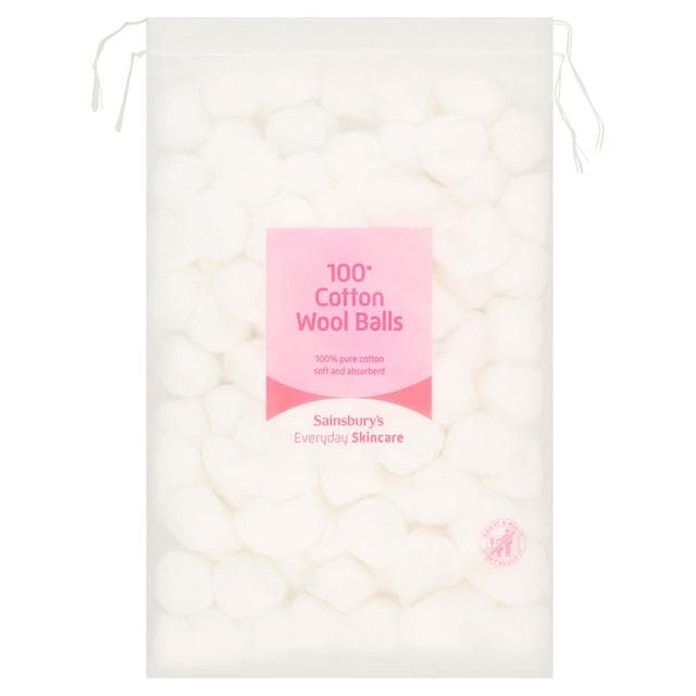Sainsbury's Cotton Wool Balls x100 - gallery image 1