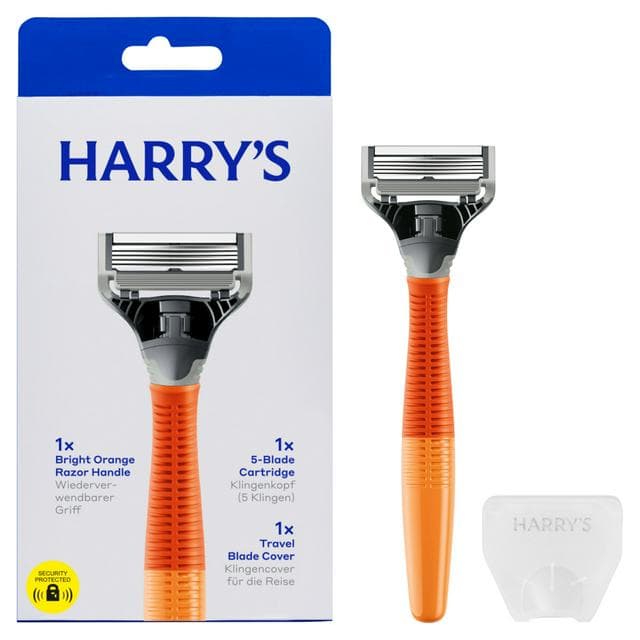 Harry's 1 x Blade Cartridge Bright Orange 5 Blade Men's Razor - gallery image 1