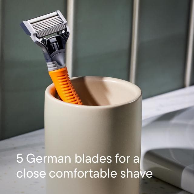 Harry's 1 x Blade Cartridge Bright Orange 5 Blade Men's Razor - gallery image 3