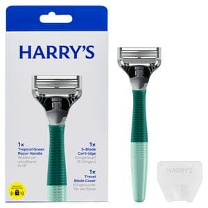 Harry's 1 x Blade Cartridge Tropical Green 5 Blade Men's Razor