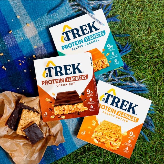 Trek Salted Caramel Protein Flapjacks 3x50g - gallery image 5