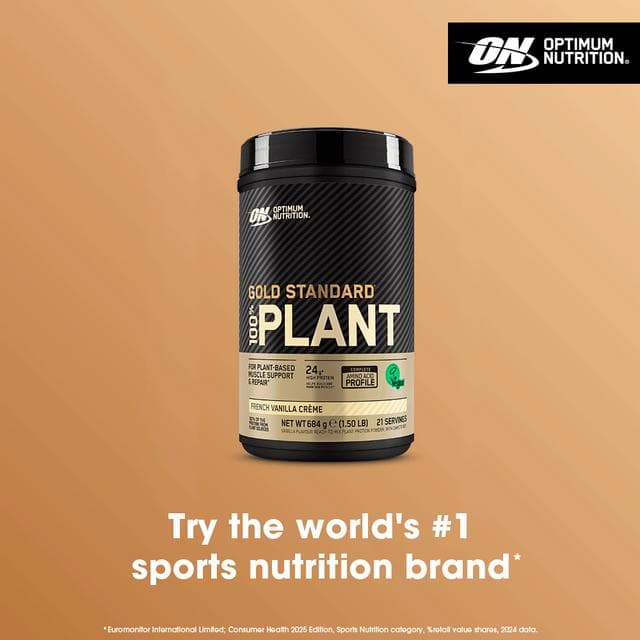 Optimum Nutrition Gold Standard 100% Plant Protein Powder French Vanilla Creme Flavour 21 servings 684g - gallery image 3
