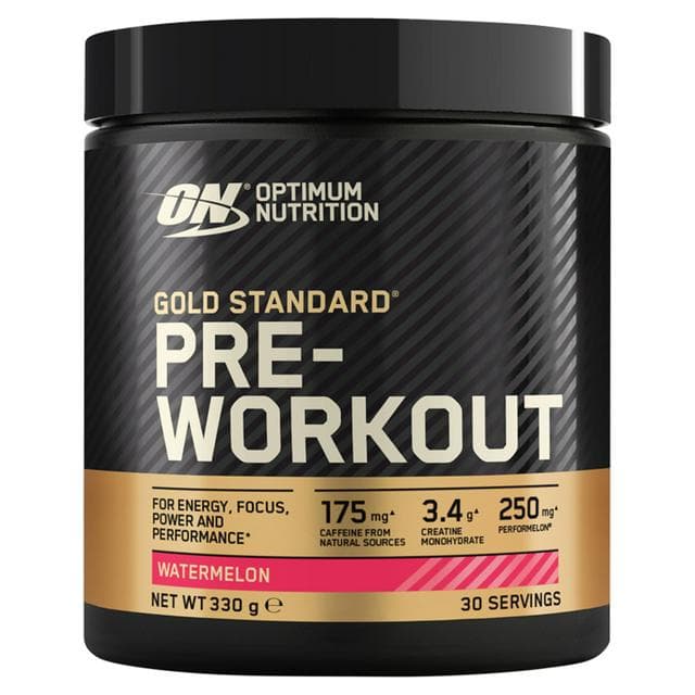 Optimum Nutrition Gold Standard Pre Workout Powder Watermelon Flavour 30 servings 330g - gallery image 1