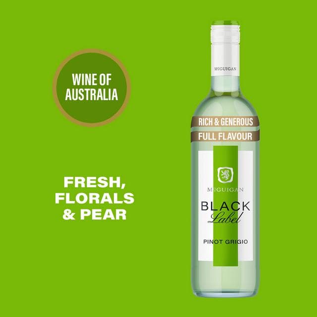 McGuigan Black Label Pinot Grigio White Wine 75cl - gallery image 2
