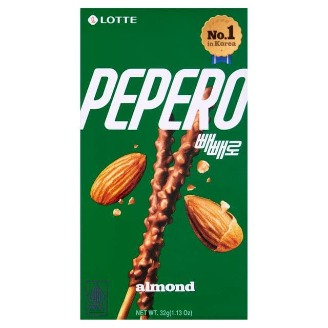 Lotte Pepero Almond & Chocolate 32g - gallery image 1