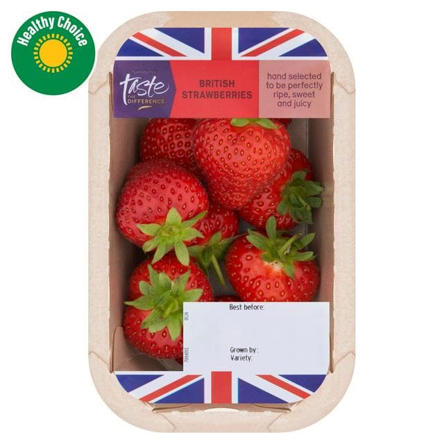 Sainsbury's Strawberries, Taste the Difference 250g - gallery image 1