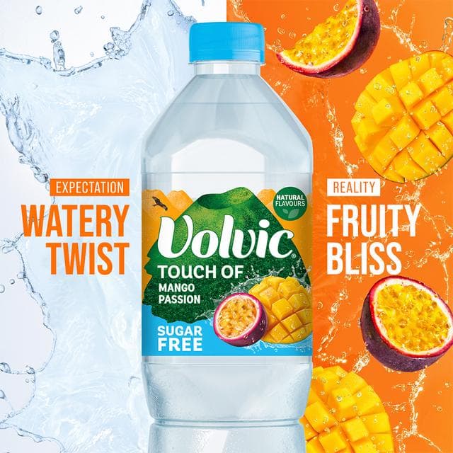 Volvic Touch of Fruit Sugar Free Mango Passion Natural Flavoured Water 750ml - gallery image 6