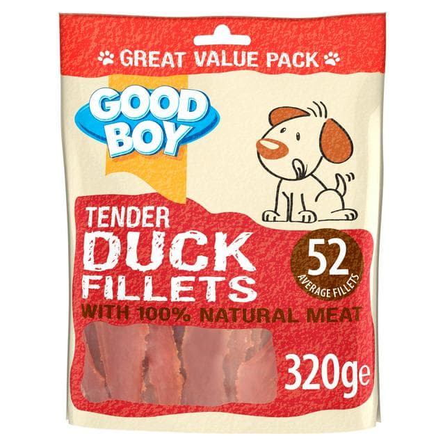 Good Boy Pawsley & Co Tender Duck Fillets Dog Treats 320g - gallery image 1